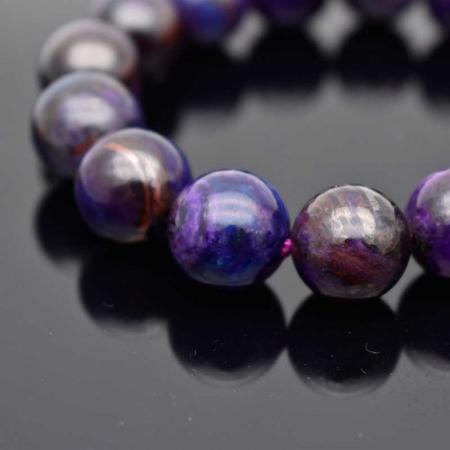 Sugilite bangle top